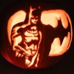 Batman Jack-o-Lantern pumpkin